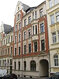 Apartment building in closed development