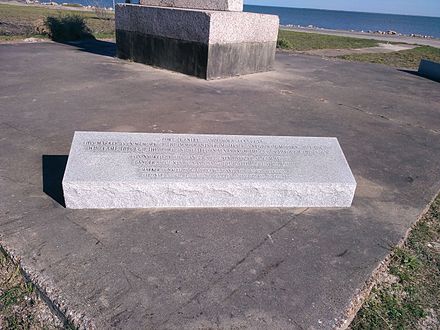 Marker of immigration from Silesia into Texas - Indianola, Texas