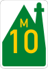 Metropolitan route M10 shield