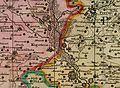 Čeština: Oblast jihozápadně od Přerova, Müllerova mapa Moravy (původně z r. 1716) ve 2. vydání z roku 1790, výřez z mapového listu 11. English: Area SW of Přerov. Müller's map of Moravia (originally from the year 1716), this is second edition published in 1790.