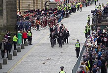 A detachment of High Constables of Edinburgh at the Presentation of the Honours of Scotland in 2023 Presentation of the Honours of Scotland, 2023 (H).jpg