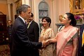 President Obama Shakes Hands With High-Ranking Indian Delegation Member (4700066780).jpg
