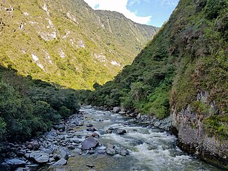 Lower reaches above Palictahua