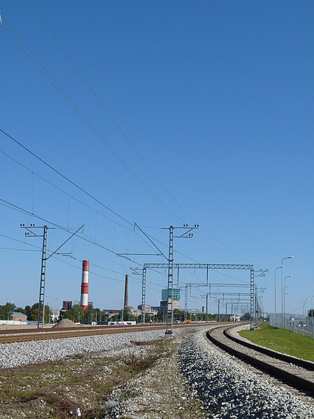 File:Rail tracks near Ülemiste.JPG