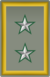 Rangtegn for oberstløytnant i den italienske hæren (1918) .png
