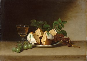 Raphaelle Peale - Zátiší s dortem (1818) .jpg