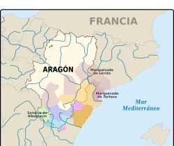 Aragon Krallığı'nın Yeri