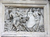 Bas relief on the former National Provincial Bank