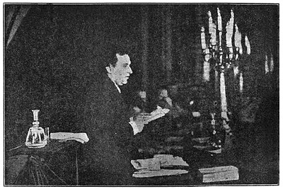 Zinoviev delivering the Report of the Executive Committee.