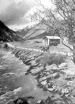 Rheinwald near Splugen, around 1920 Rheinwald 1920.jpg