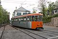 Der ehemalige Triebwagen 12 bei der Rittner Bahn in Südtirol