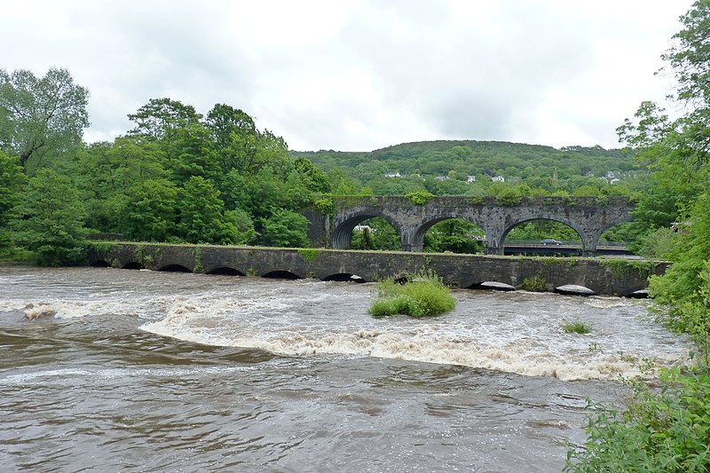 File:River Neath at Aberdulais Aqueduct.JPG