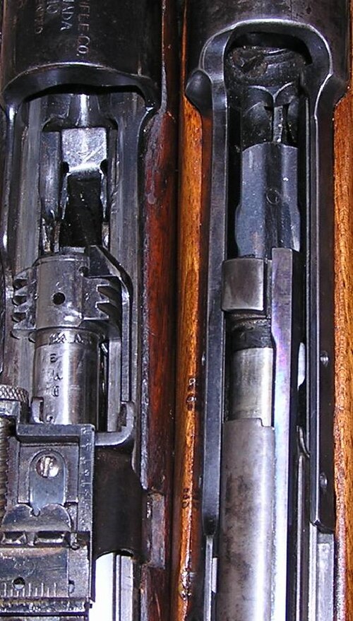 Mechanism comparison between Ross Mk III (1910) and Mk II** (1907)