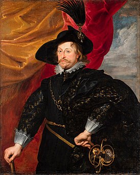 Peter Paul Rubens.  Portræt af Vladislav Vasa, 1624 Wawel