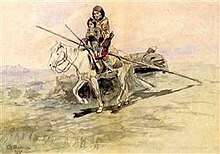Russell - indian-on-horseback-with-a-child-1901.jpg