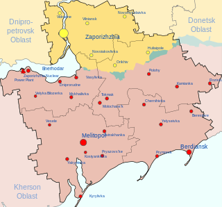 <span class="mw-page-title-main">Russian occupation of Zaporizhzhia Oblast</span> Military occupation and annexation by Russia