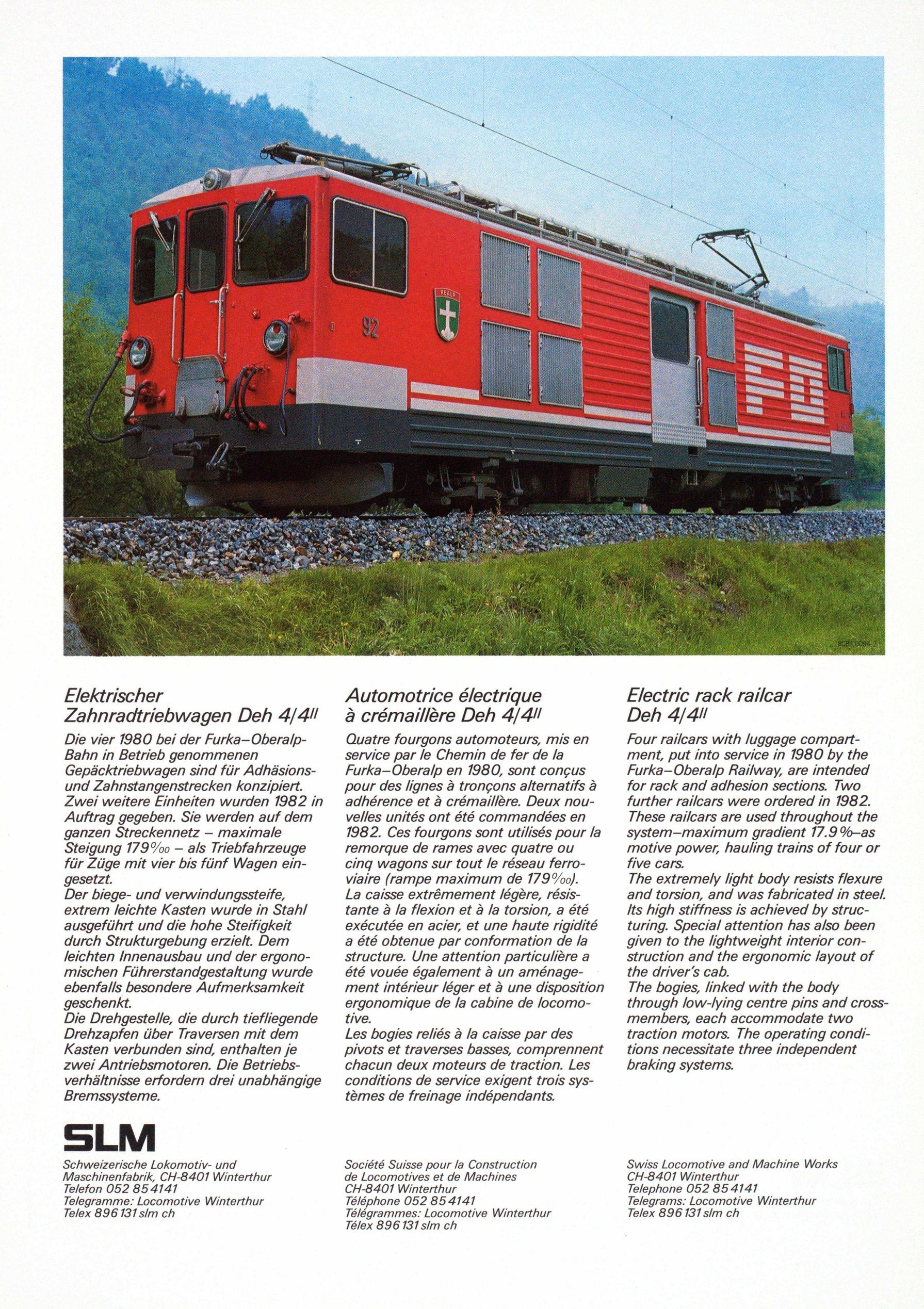 SBB Historic - 21 36 05 - Elektrischer Zahnradtriebwagen Deh 4_4II