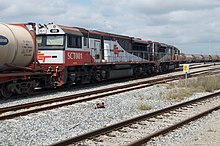 SCT 001 at Forrestfield in September 2018 SCT001 locomotive at Forrestfield 24th September 2018.jpg