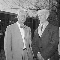 וילם סנדברג (משמאל) עם אוסיפ זאדקין (מימין) - 1965