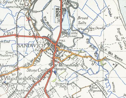 Street Map Of Sandwich Kent Sandwich, Kent - Wikiwand