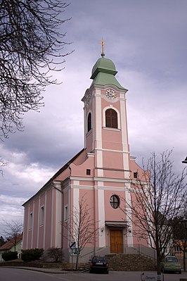 Kerk in Sankt Magdalena am Lemberg