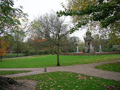 So kommt man zu der Sarphatipark mit den Öffentlichen - Mehr zum Ort Hier