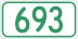 Highway 693 marker