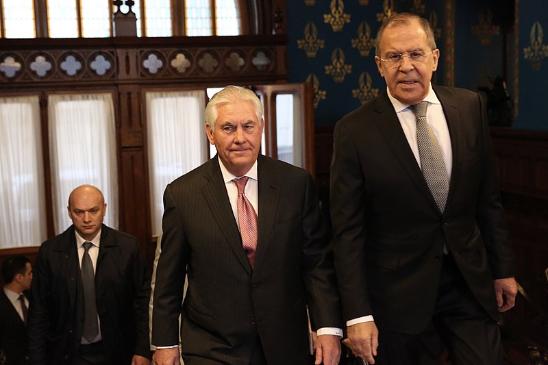 File:Secretary Tillerson and Russian Foreign Minister Lavrov before their Meeting in Moscow (33949987036).jpg