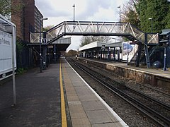 Sidcup Station Blick nach Westen2.JPG