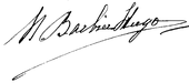 signature de Marie-Clotilde Barbier-Hugo