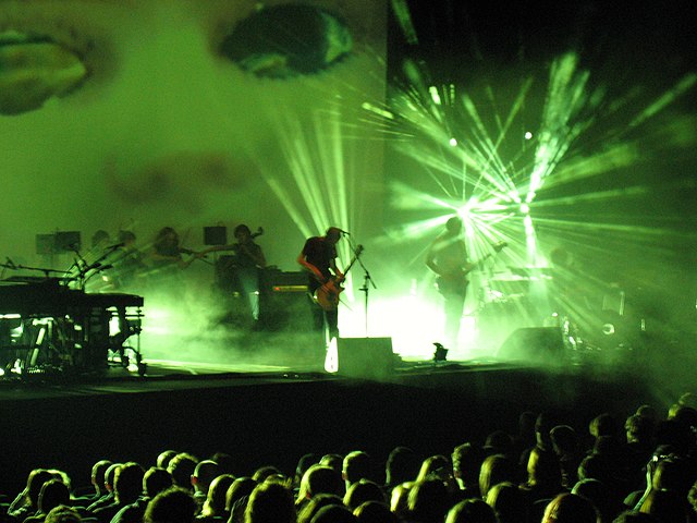 Sigur Rós performing in Barcelona, 2005