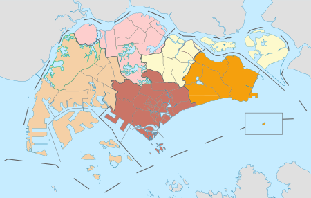 Singapore Planning Regions