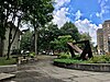 The scene at '''Sisti Park''' on a sunny summer day.