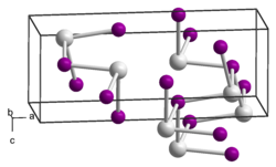 Kalay (II) selenidin kristal yapısı
