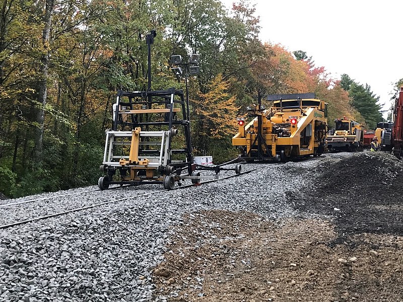 File:South Coast Rail, New Bedford Track Restoration, October 2019 (48876863922).jpg