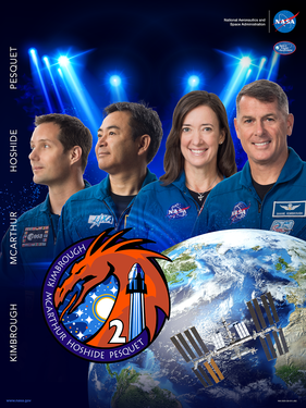 SpaceX Crew-2 promotional poster