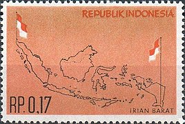 Stamp of Indonesia - 1963 - Colnect 302612 - “Indonesia’s Flag from Sabang to Merauke”.jpeg