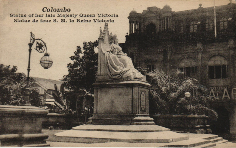 File:Statue of Queen Victoria, in Colombo, British Ceylon.png