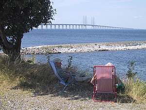 Öresundverbindung: Bauliche Anlagen, Nutzungsbedingungen für Kraftfahrzeuge, Bahnstrecke Kopenhagen–Malmö