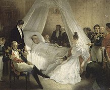 Mort de Napoléon Ier à Sainte-Hélène, le 5 mai 1821 (1828)