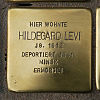 Stolperstein Battonnstraße 40 Hildegard Levi