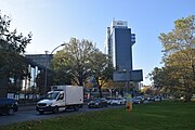 Street outside Hotel Motel One Berlin Tiergarten