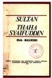 Sultan Thaha Syaifuddin is one of the books provided to be proofread