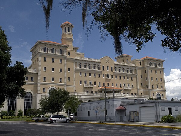 The Super Power Building of the FLAG Scientology complex in Clearwater, Florida