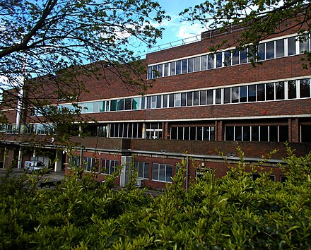 Sutton Civic Offices, the headquarters of the London Borough of Sutton