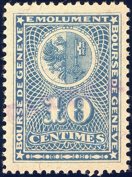 File:Switzerland Geneva 1931 stock exchange revenue 4 TI 10c - 30B.jpg