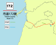 市道172號路線圖