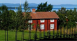 Tällberg'de tipik bir ev