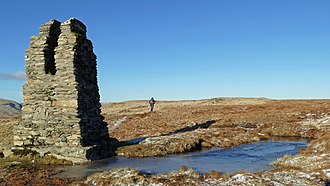 The surveying pillar on Tarn Crag Tarn Crag Survey Pillar - Flickr - ARG Flickr.jpg