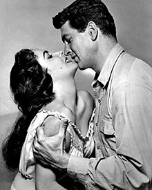 Taylor and Rock Hudson in Giant (1956)